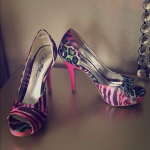 5/$25 Open toe stiletto heel